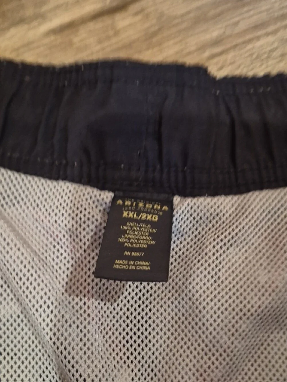 Athena Black, Gray & Red Plaid Swim Shorts